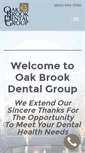 Mobile Screenshot of oakbrookdentalgroup.com